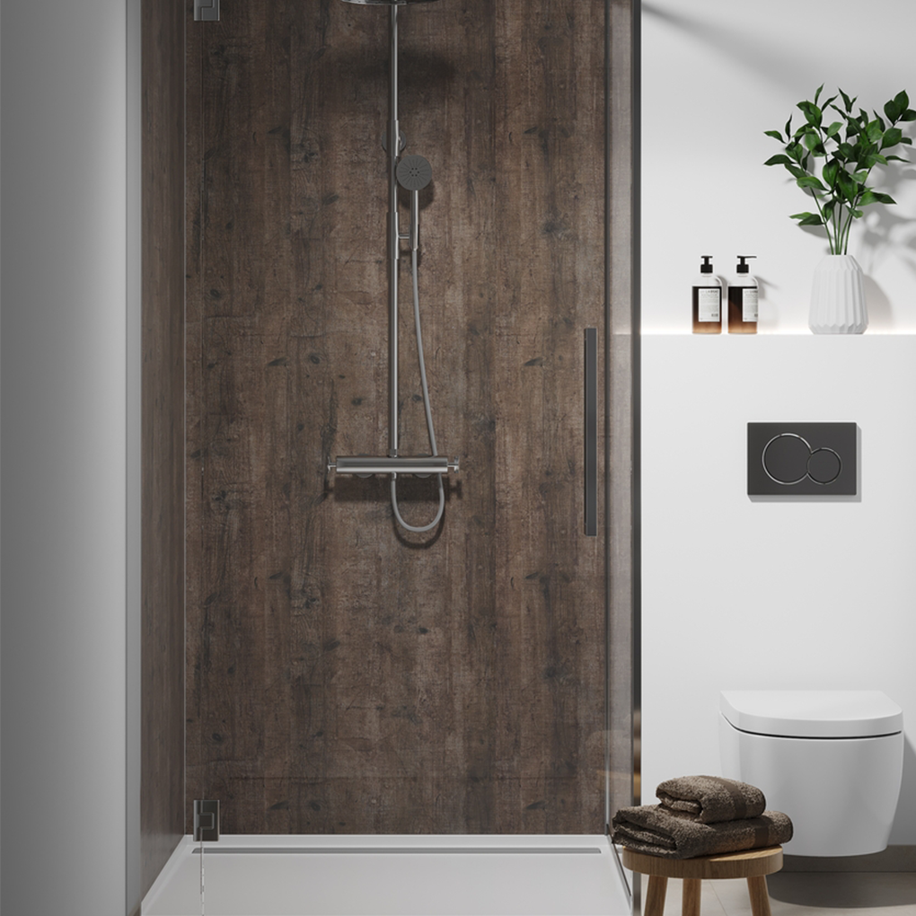 Fibo Trespo Houtstructuur zonder tegelmotief - 7969 M00 Rough Wood